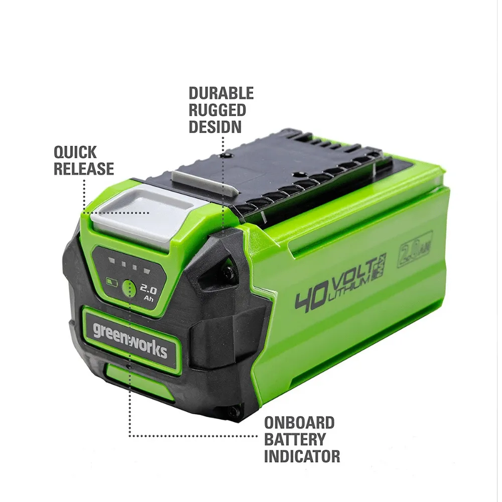 Greenworks 40V 2.0Ah Lithium-Ion Battery