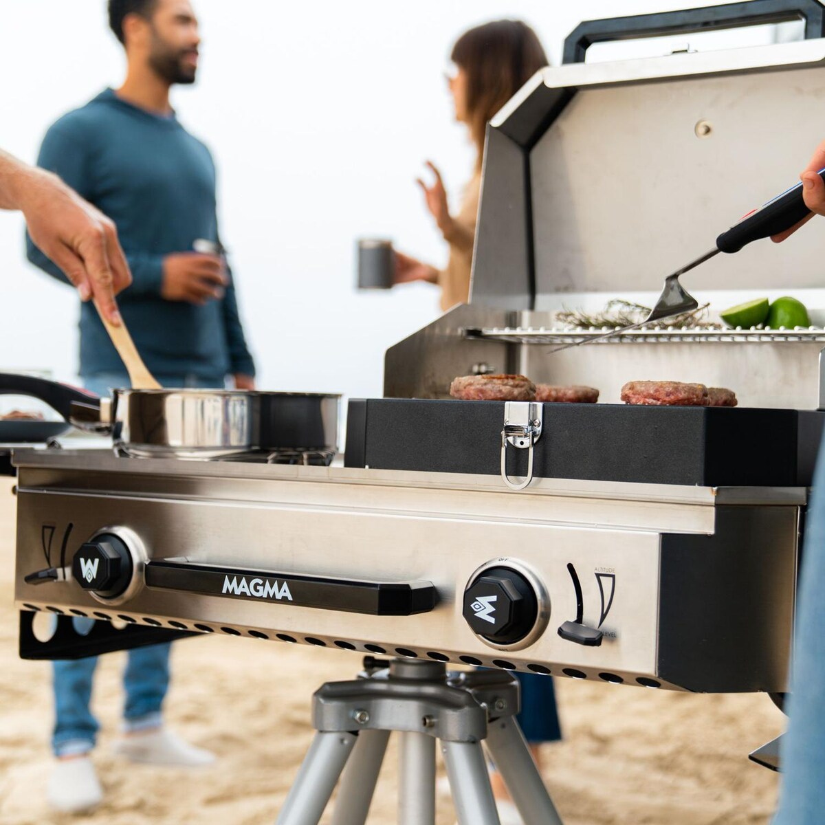 Magma Crossover Grill Double Burner Firebox