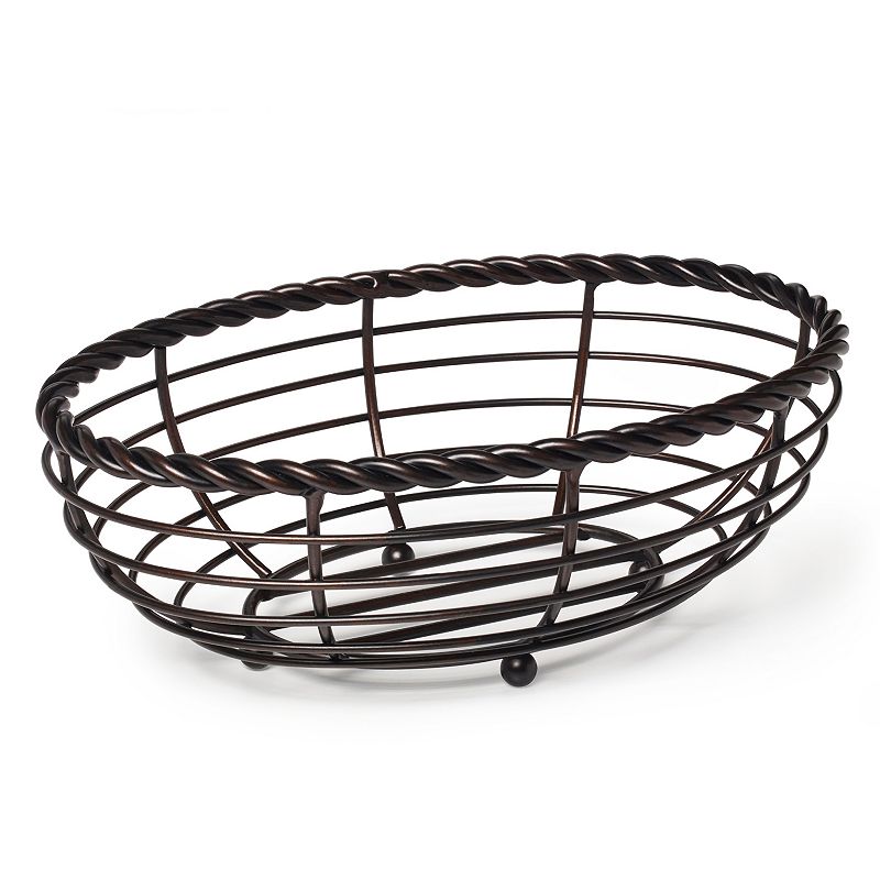 Mikasa Gourmet Basics Rope Oval Bread Basket