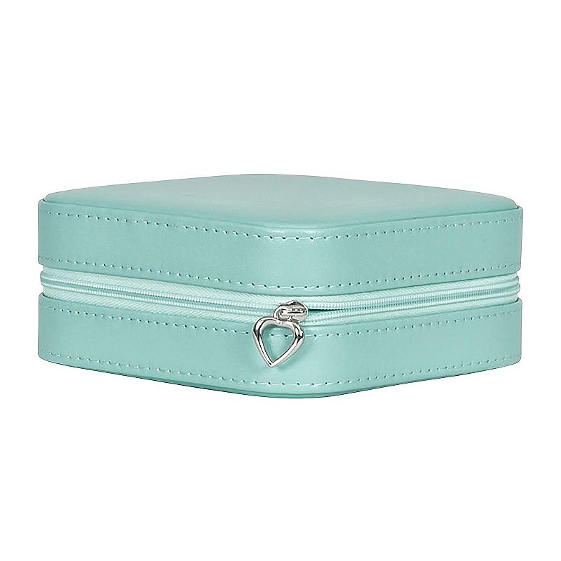 Mele and Co. Mint Green Faux-Leather Josette Travel Jewelry Case