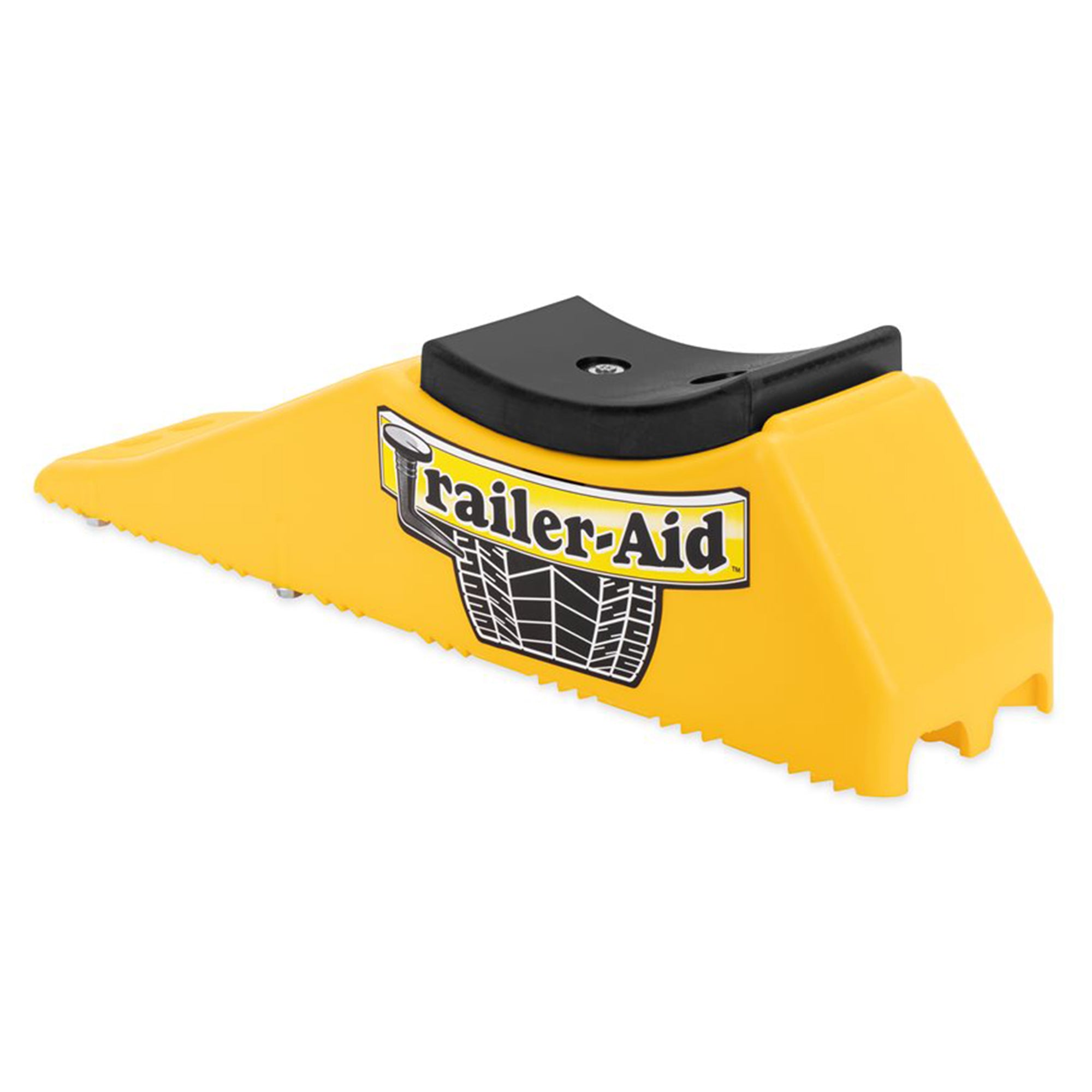 Camco Trailer Aid PLUS Tandem Trailer Tire Changing Ramp with  5.5 Lift, Yellow