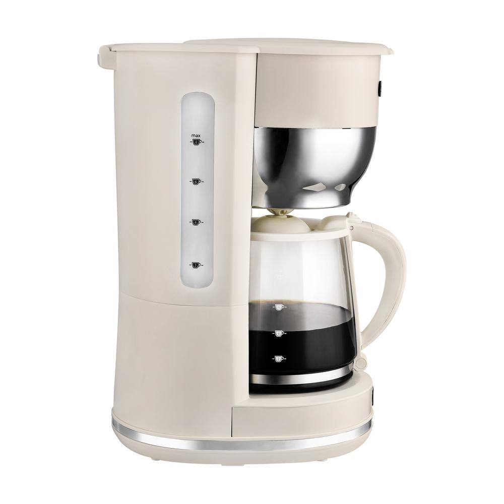 KALORIK Retro 10-Cup Cream Drip Coffee Maker CM 46085 CR