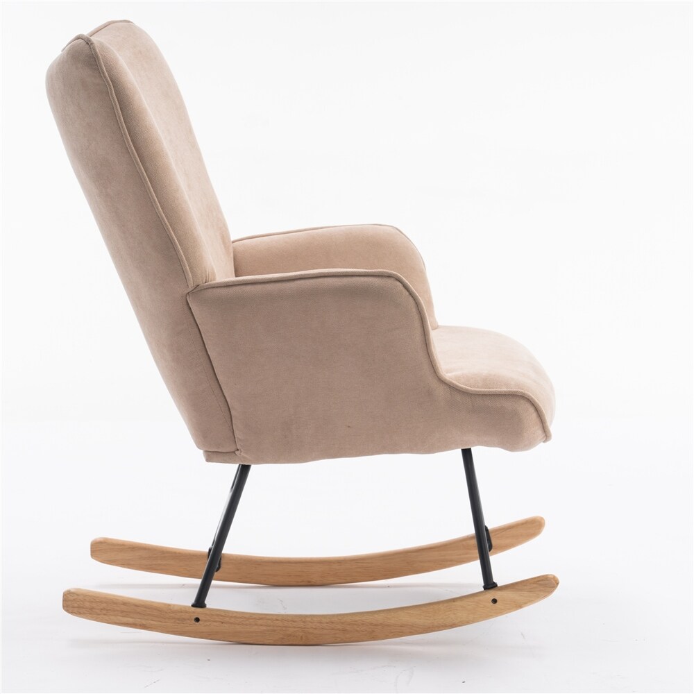 Simple Modern Style Rocking Chair for Living Room