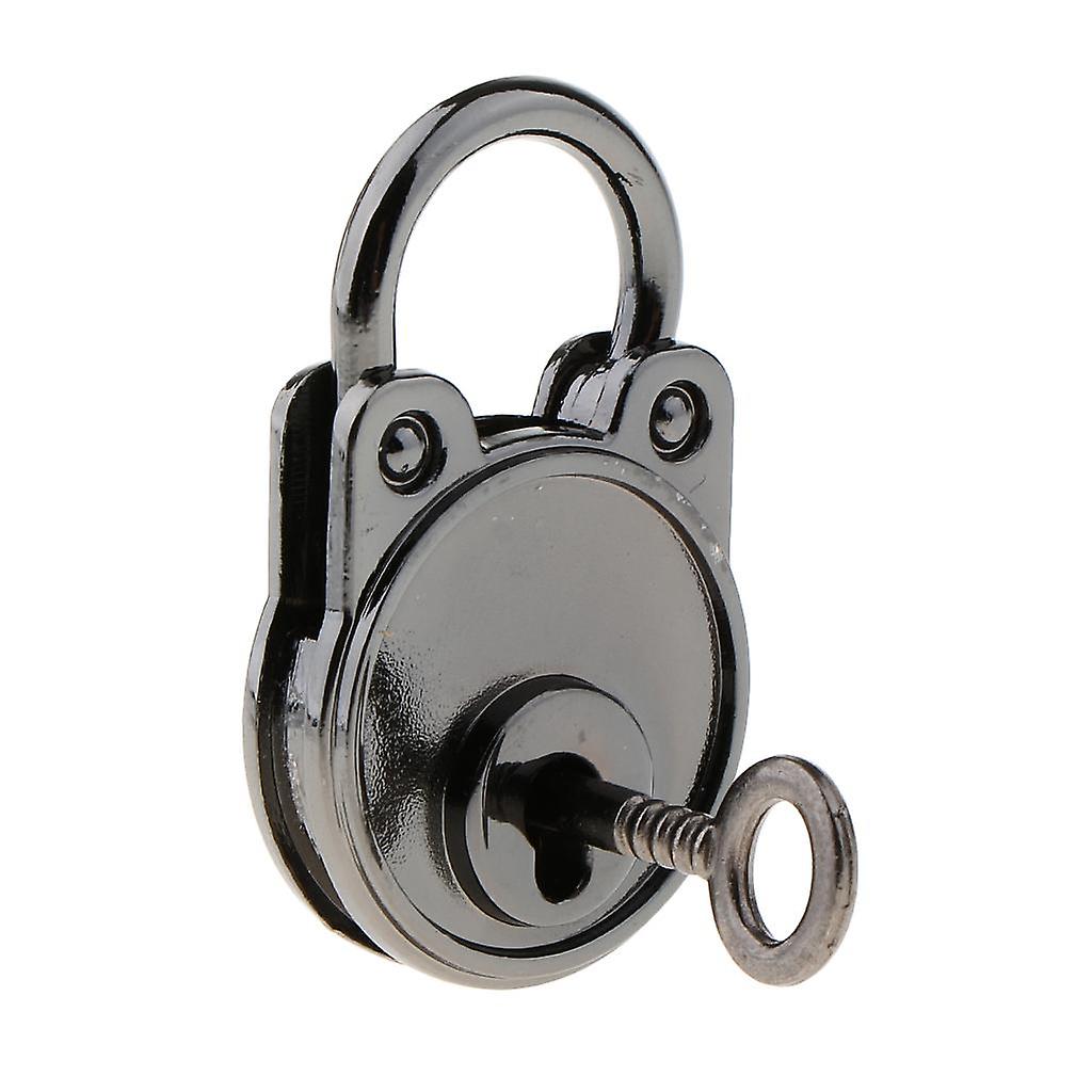 2x Cat Shaped Padlock With Key For Jewelry Storage Box