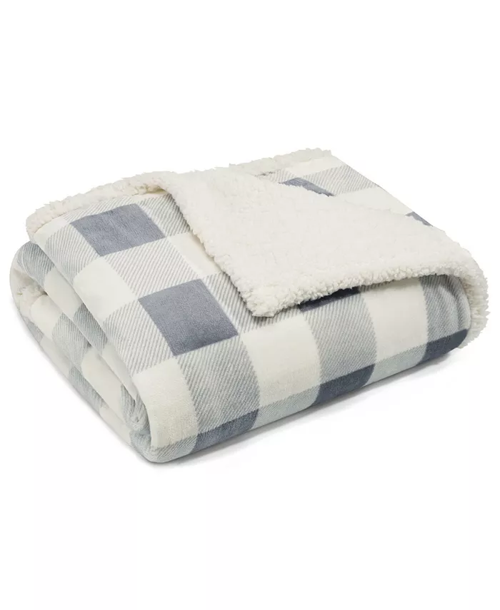 Eddie Bauer Mountain Plaid Ultra Soft Throw Blanket