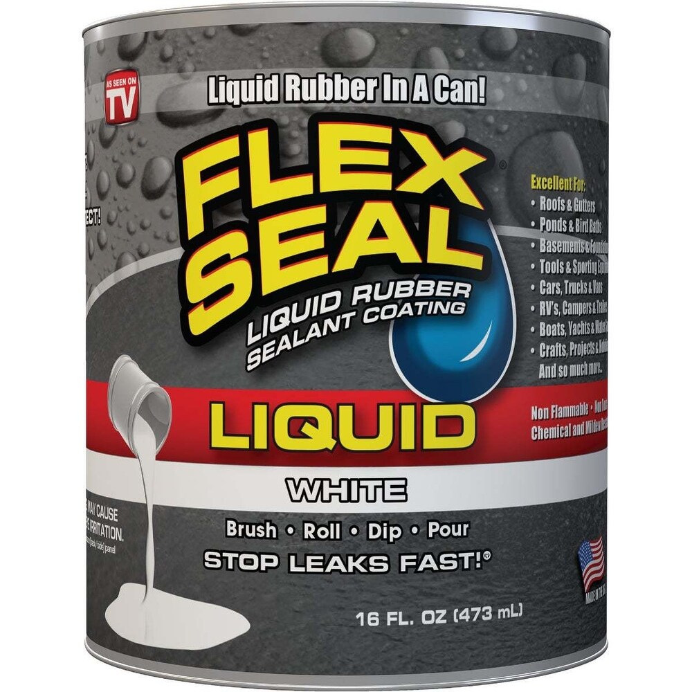 FLEX SEAL 1 Gal. Liquid Rubber Sealant  White   1 Each