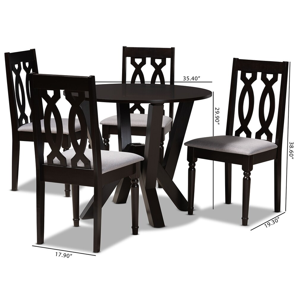 Anise Modern and Contemporary 5 Piece Dining Set