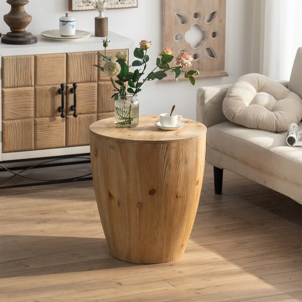 Vintage Bucket Shaped Coffee Table