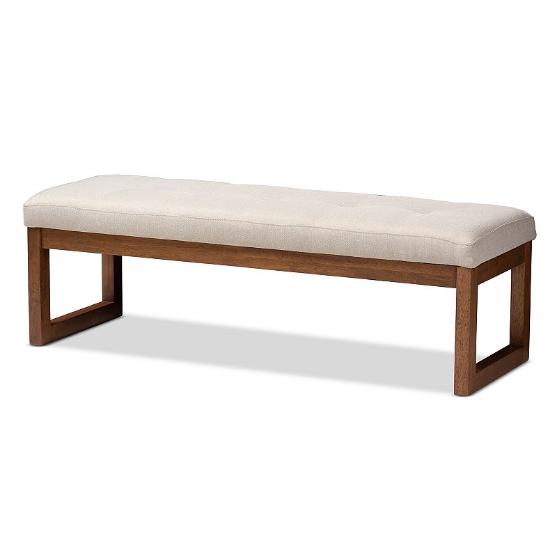 Baxton Studio Caramay Padded Bench