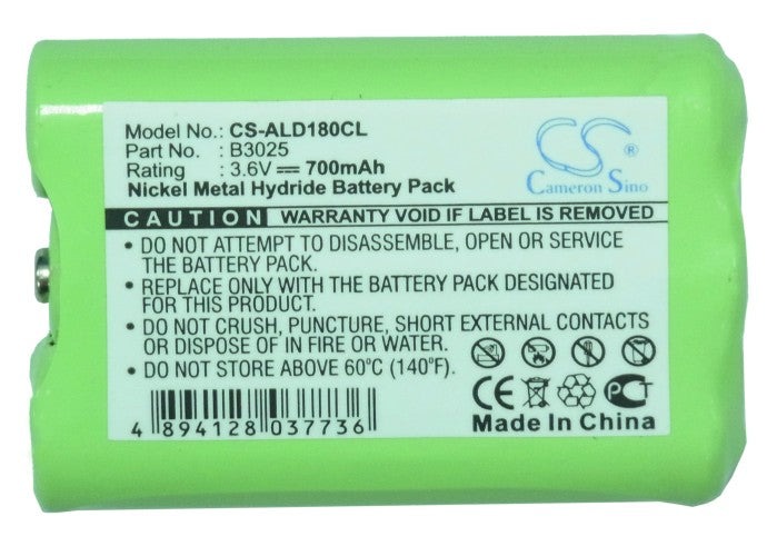 Audioline CDL1800 Replacement Battery BatteryClerkcom Cordless Phone