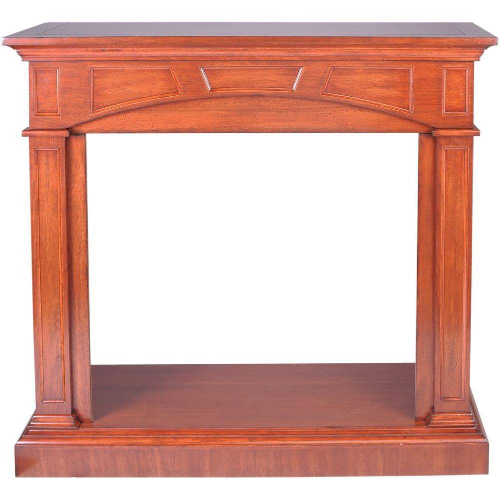 ProCom 44.5 in. x 43 in. Vent-Free Mantel Fireplace in Heritage Cherry 170114