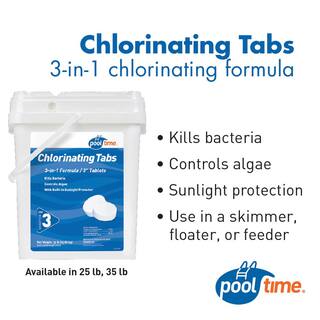 Pool Time 35 lbs. Pool Chlorinating Tablets 21827PTM