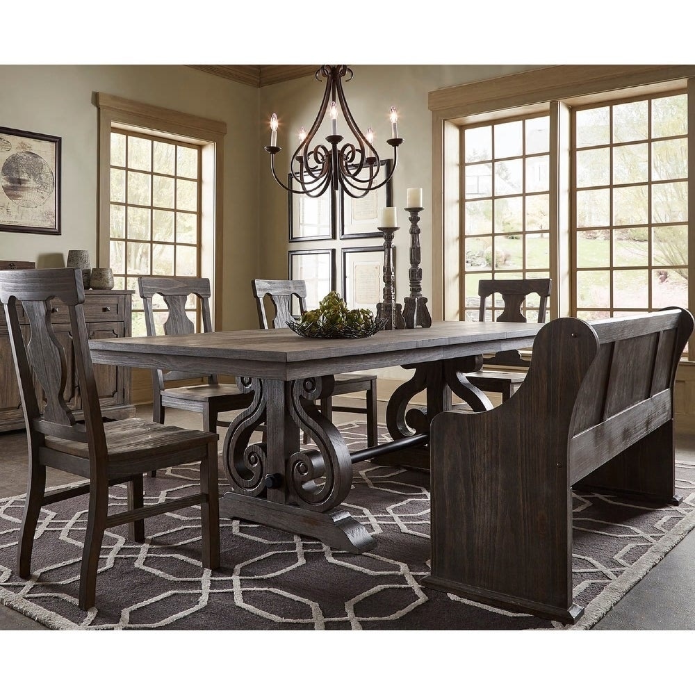 Rowyn Wood Extendable Dining Table or Dining Set by iNSPIRE Q Artisan