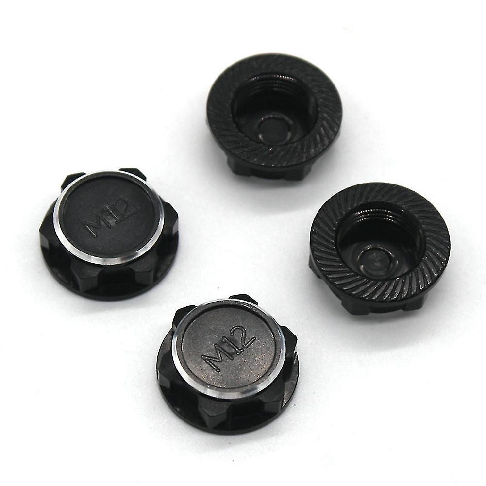 4pcs 17mm M12 Metal Wheel Hex Nut Cover For 1/7 King Motor Km Rc Car Arrma Mojave Upgrades Parts Ac