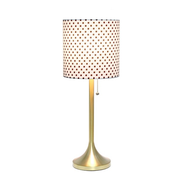 Tapered Desk Lamp With Fabric Drum Shade Simple Designs