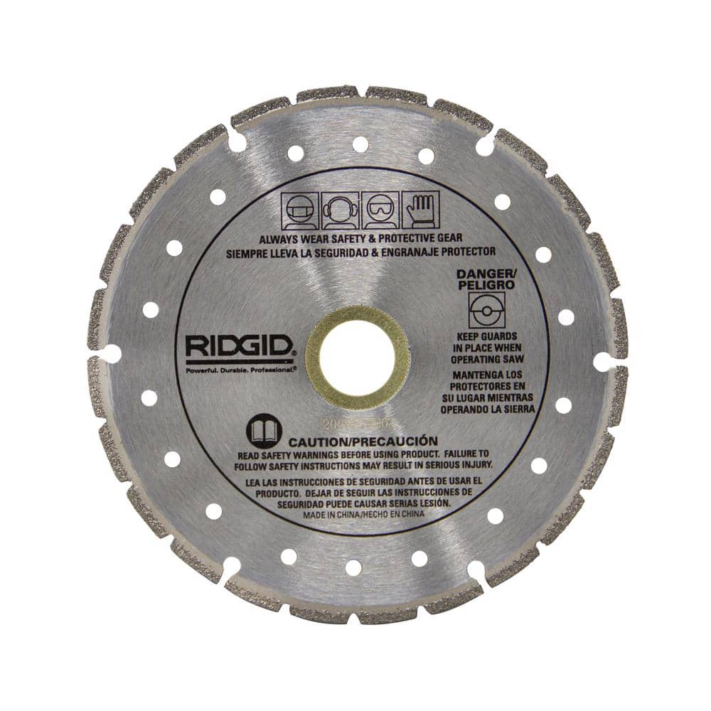 RIDGID 4.5 in. Diamond Cutting Diamond Blade HD-MTL45