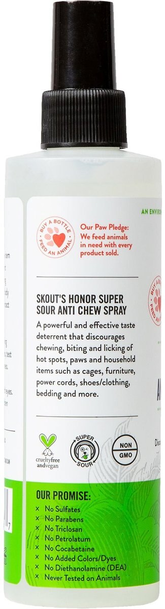 Skout's Honor Super Sour Anti Chew Dog and Cat Spray