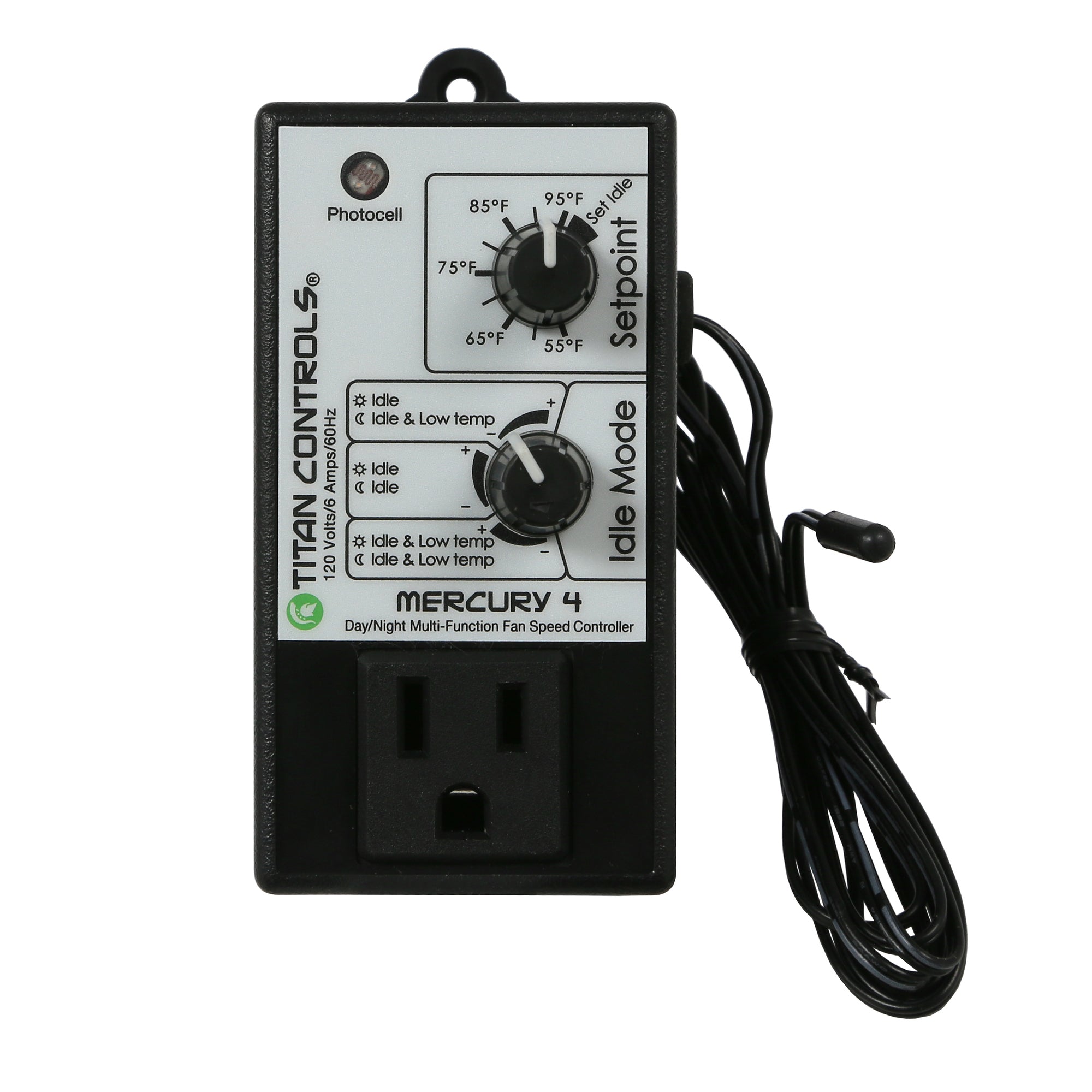 Titan Controls Mercury 4 - Multi-Function Fan Speed Controller， 120 V