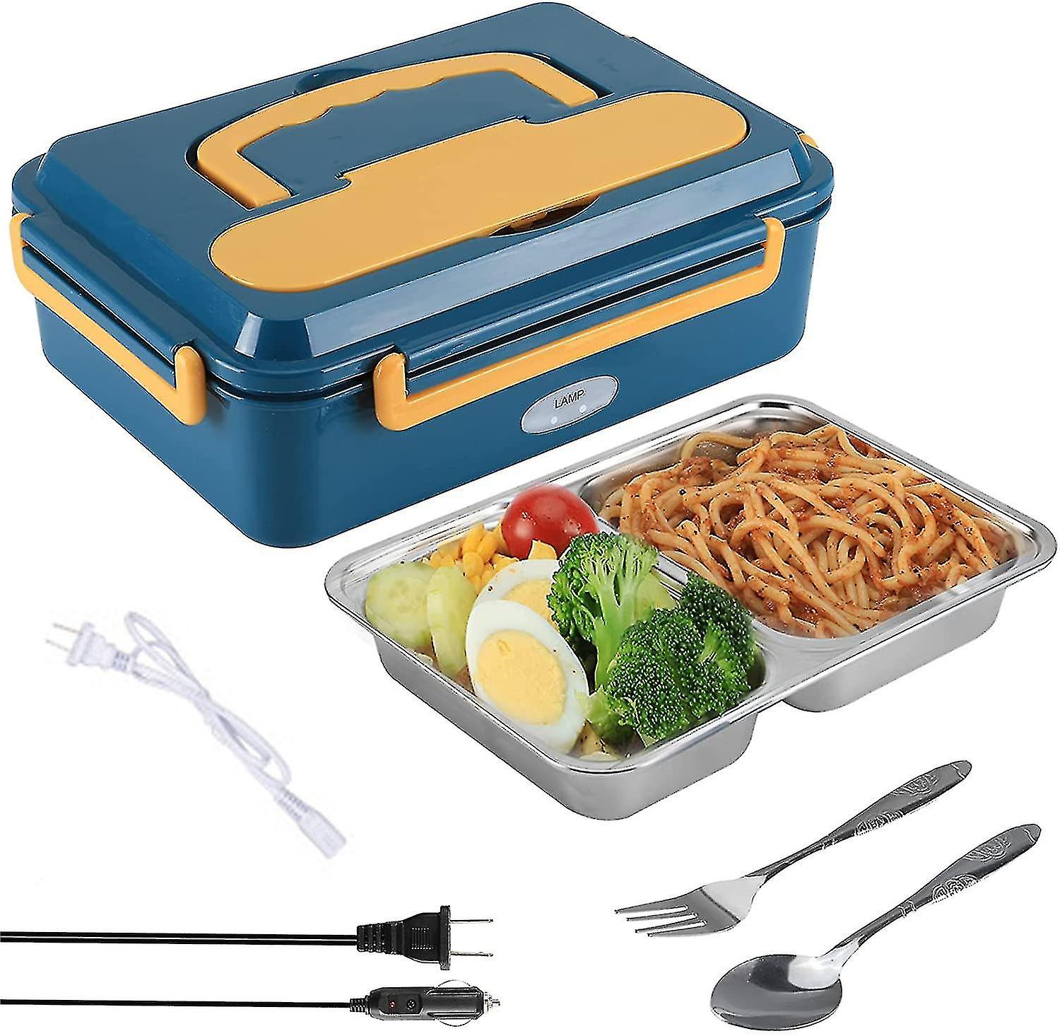 Electric Lunch Box For Car 3 In 1 Portable Food Warmer Heater Insulation Lunch Bag