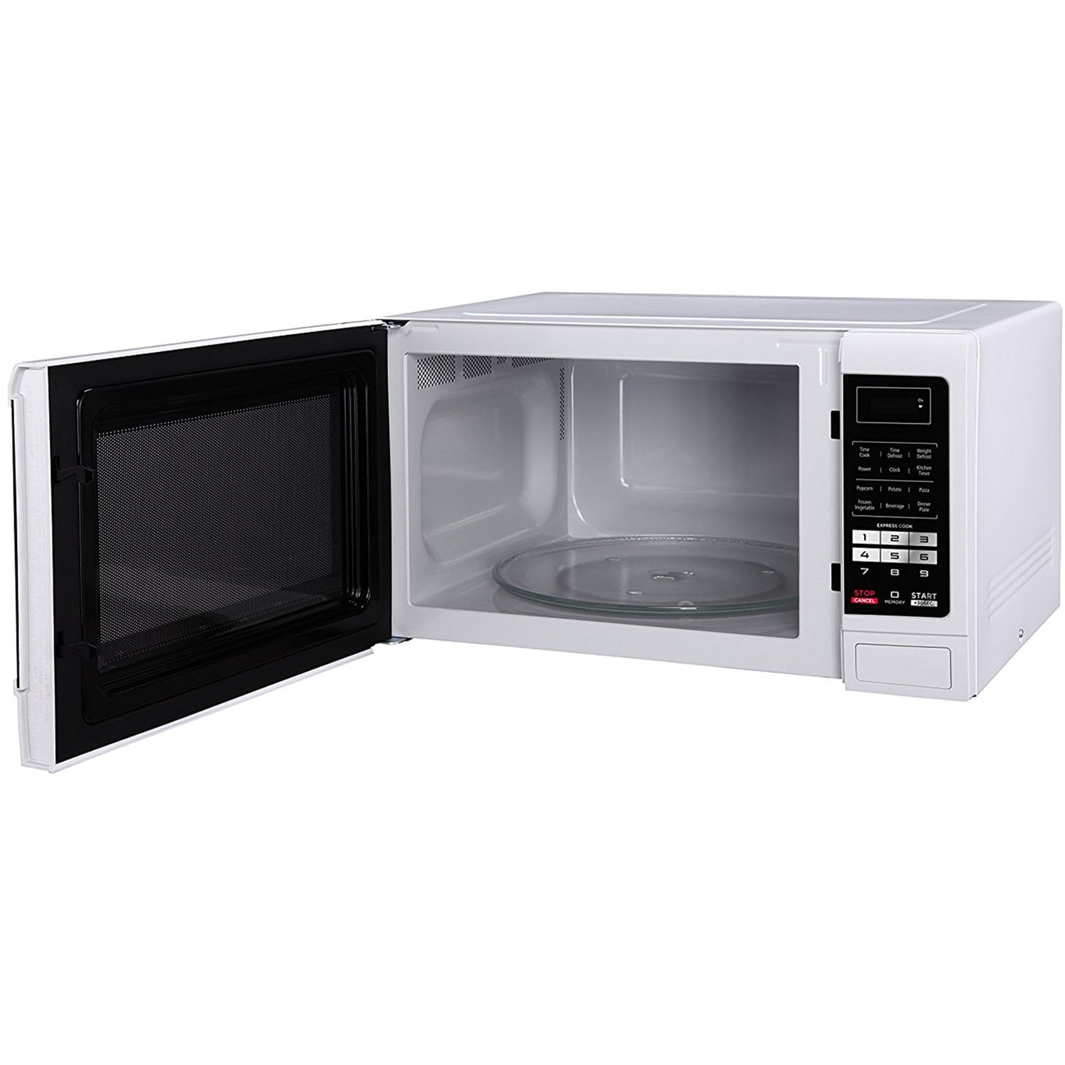 Magic Chef 1.6 Cubic-Ft Countertop Microwave White MCM1611W