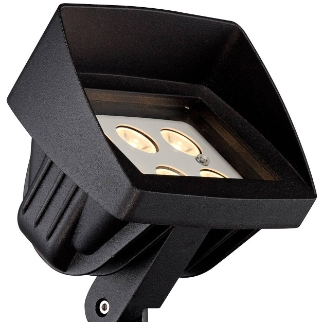 High Black Led Landscape Flood Lights Set Of 2