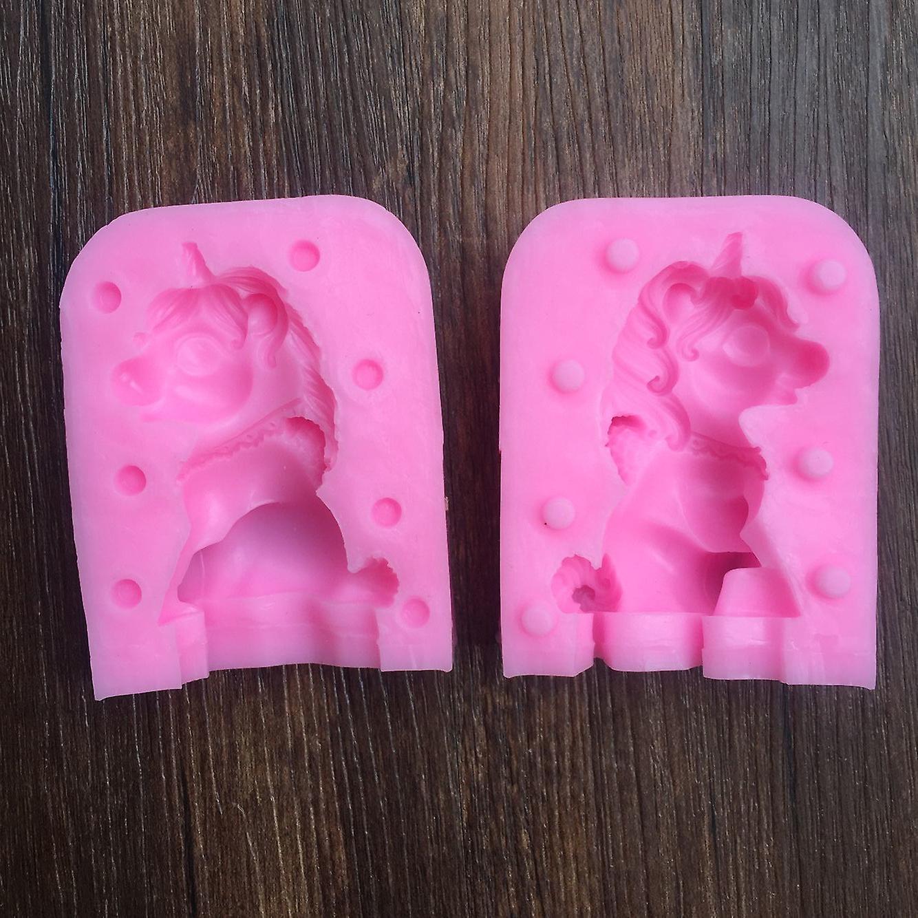 3d Pegasus Unicorn Shape Cake Mold - 2pcs