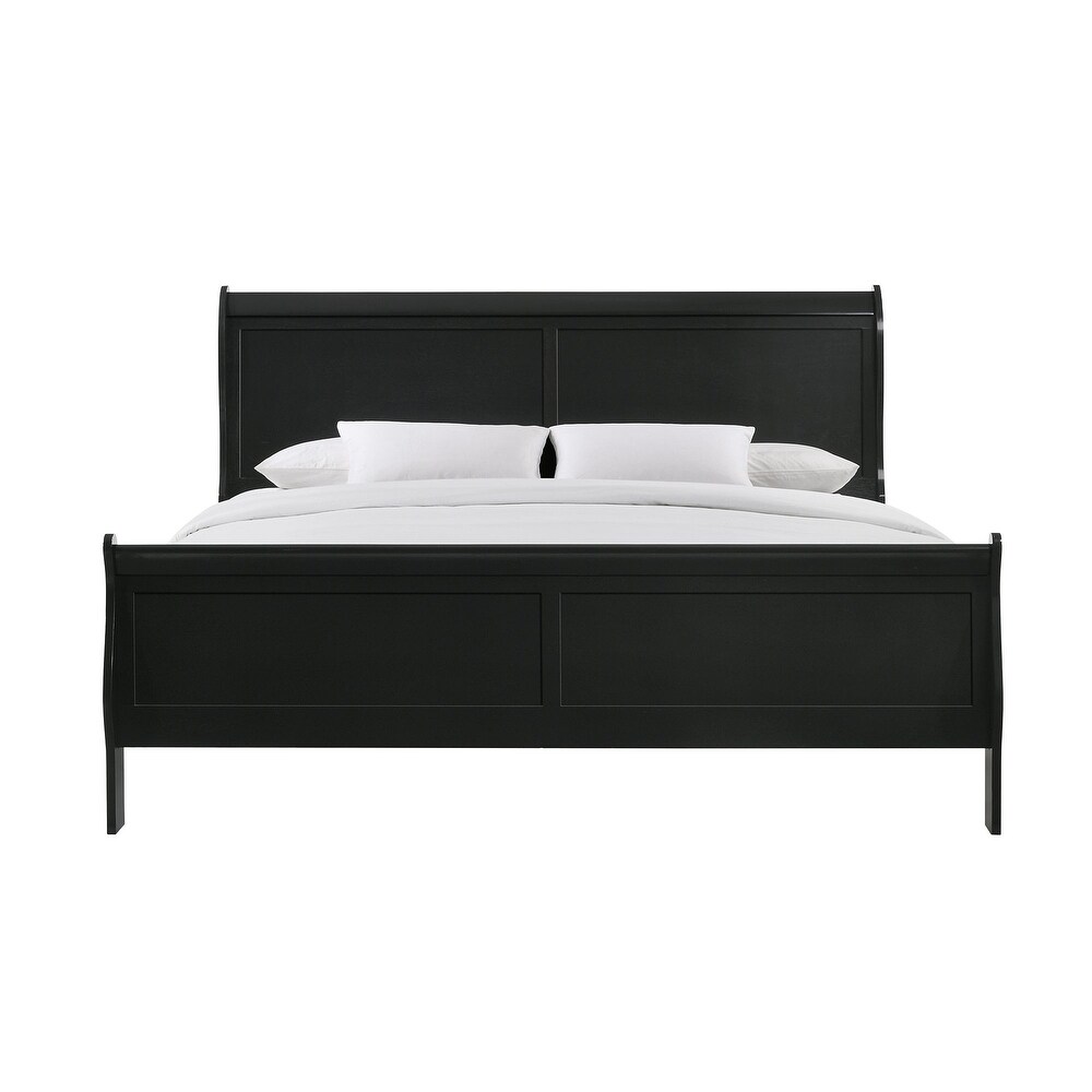 Picket House Furnishings Ellington King Panel Bed in Black