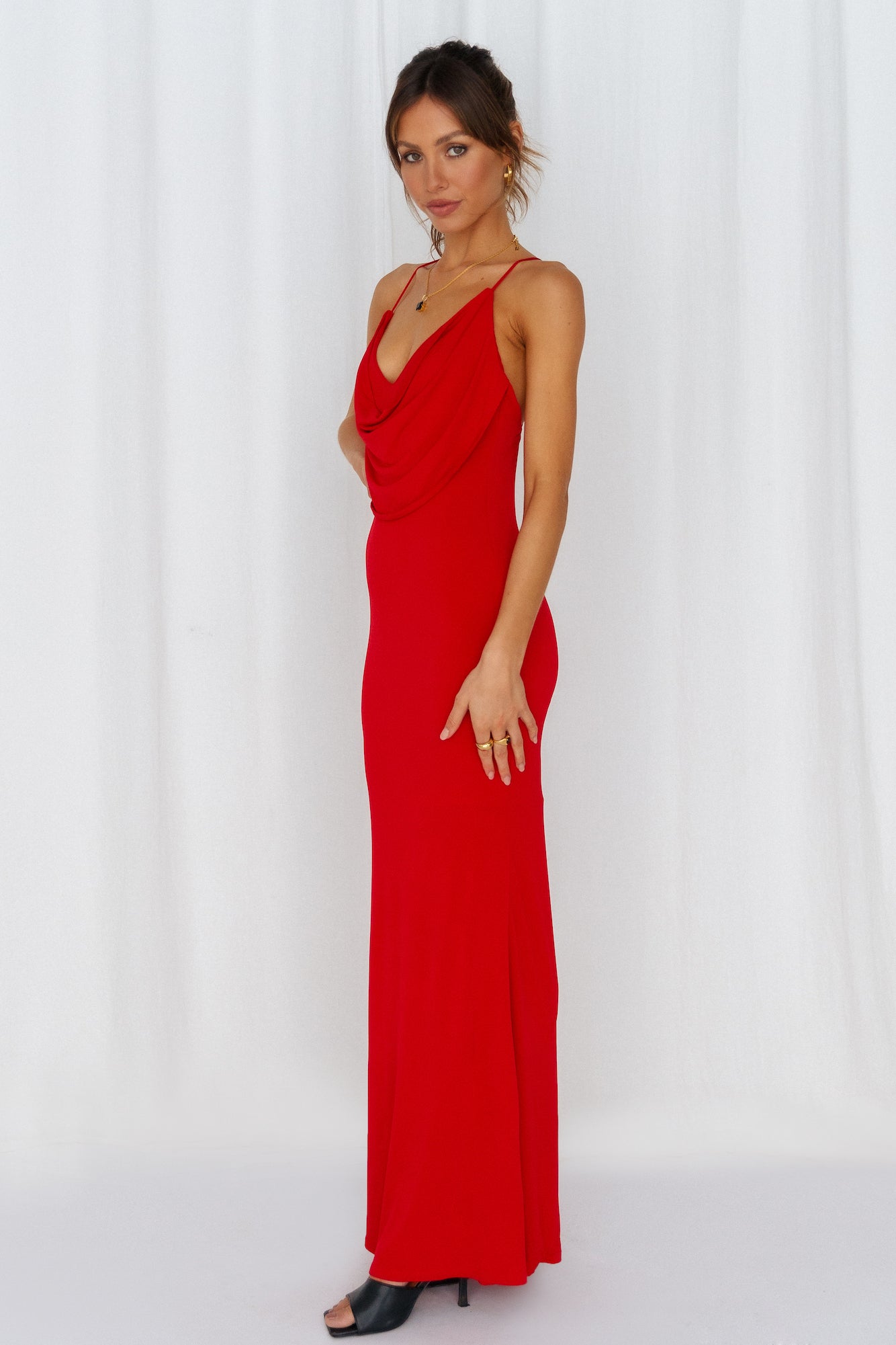 Words Of Warning Maxi Dress Red