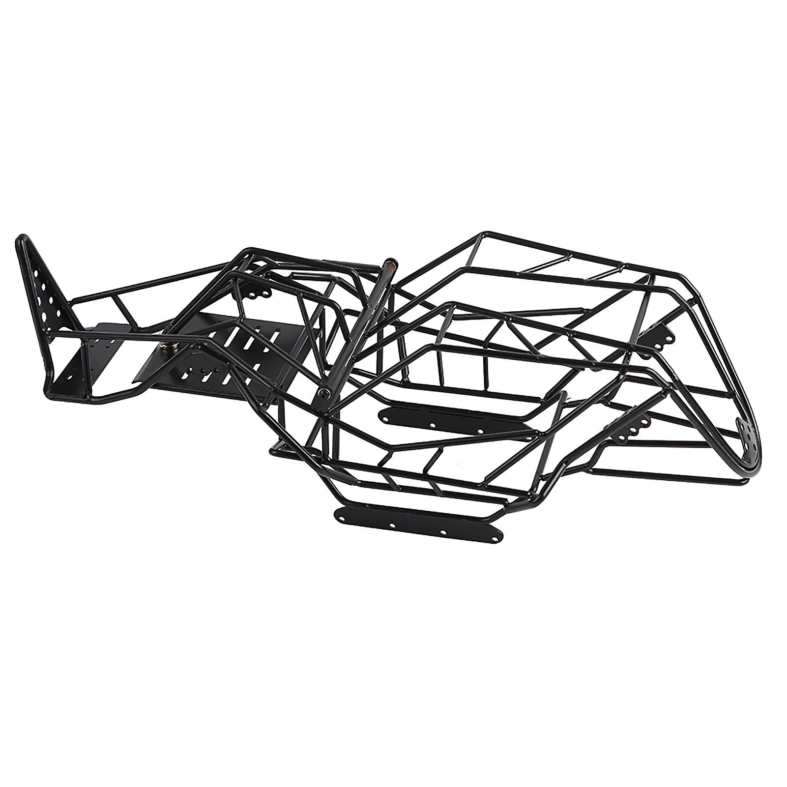 Black Metal Welding Roll Cage Frame Body Chassis For Axial Wraith 1/10 Scale Rc Carblack