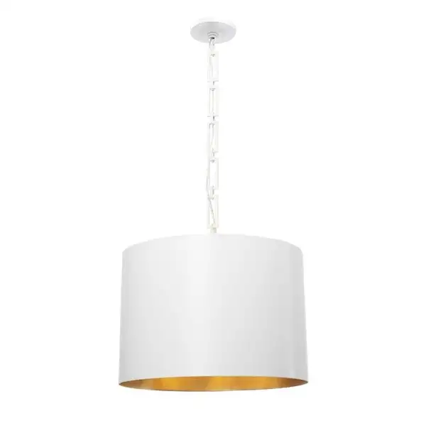 Brian Patrick Flynn for Crystorama Alston 6 Light Matte White Chandelier - 20'' W x 16.5'' H
