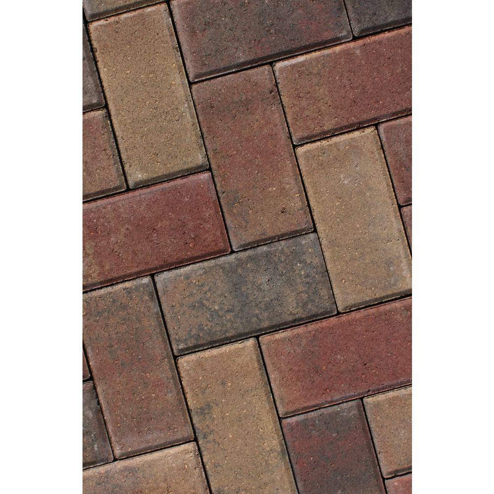 Holland 8.5 in. x 4.25 in. x 2.375 in. Rectangle Antique Copper Concrete Paver (280-Pieces69 sq. ft.Pallet) HDHL602HOL6