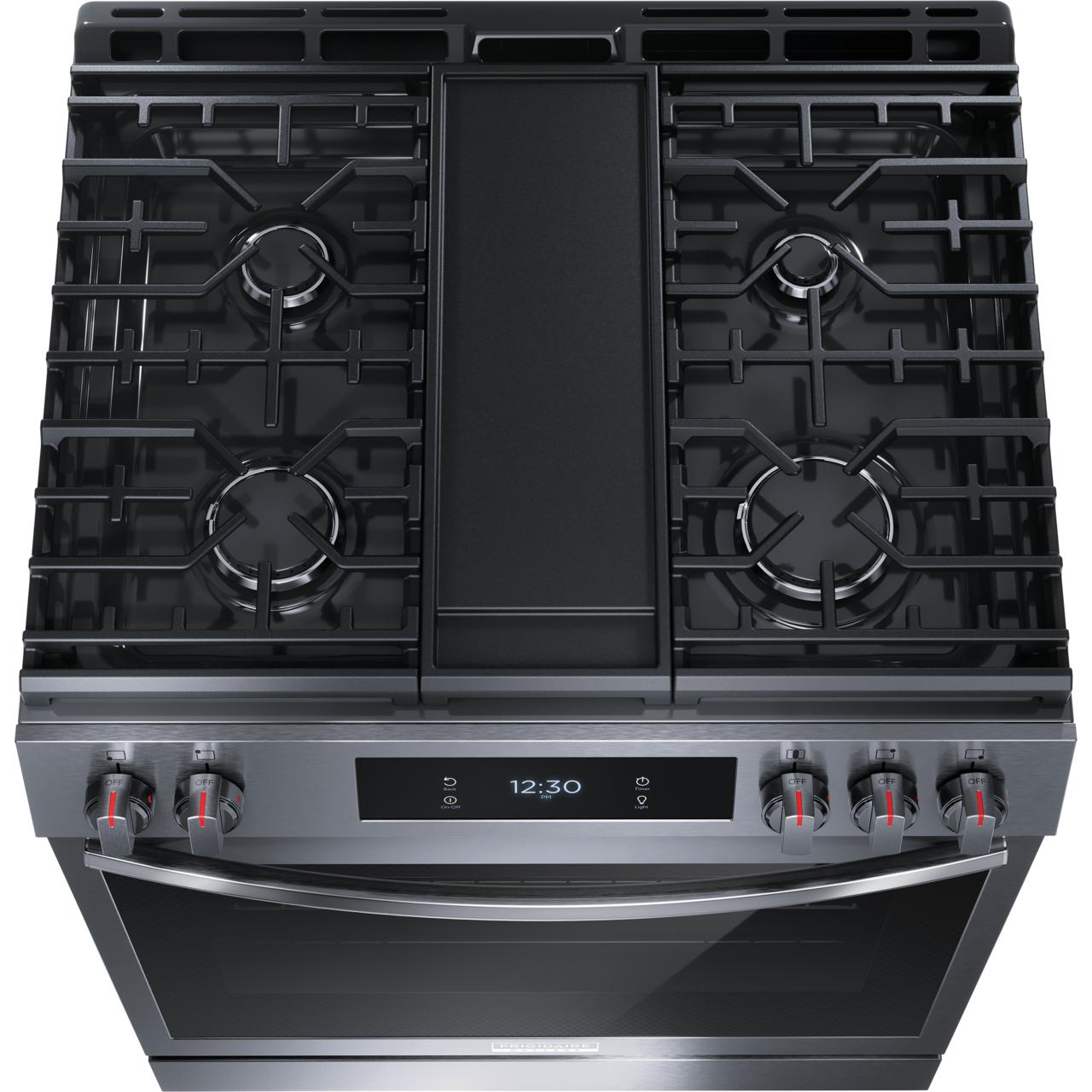 Frigidaire Gallery 30-inch Gas Range with Convection Technology GCFG3060BD