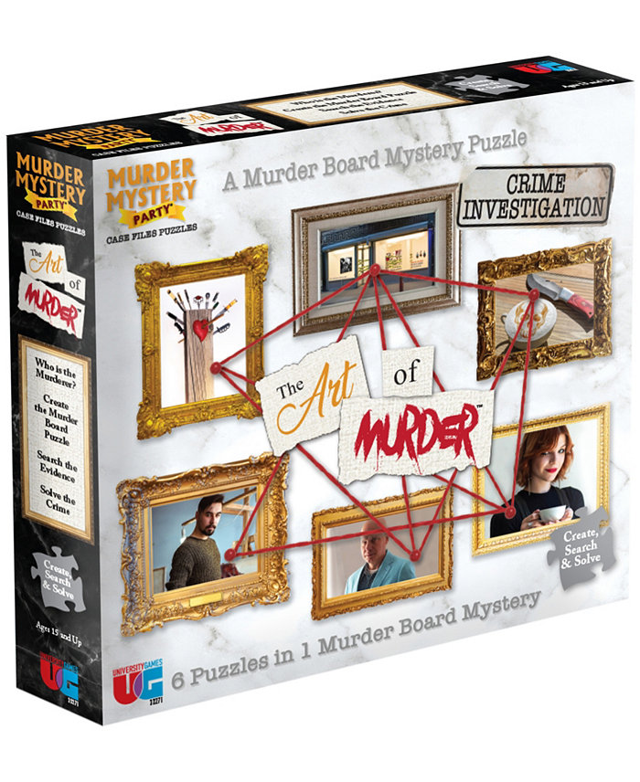 University Games Mystery Party Case Files - The Art of Mystery Party Puzzles Set