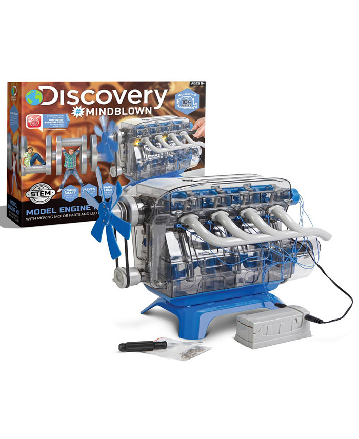 Discovery #MINDBLOWN Model Engine Kit  with Moving Parts and Lights