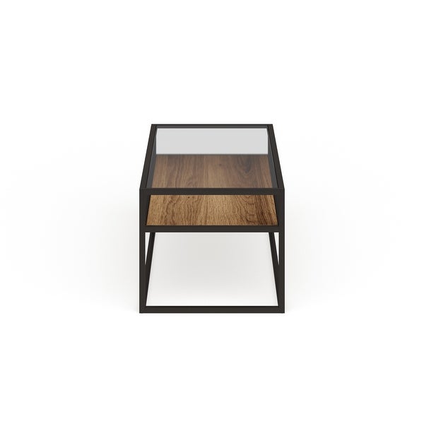 Carbon Loft Pontmercy Bronze/ Oak Coffee Table