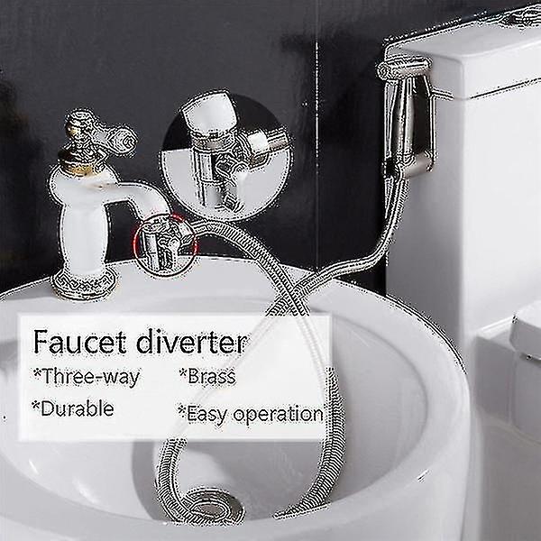 Switch Faucet Adapter Kitchen Sink Splitter Diverter Valve Water Tap Connector For Toilet Bidet Show