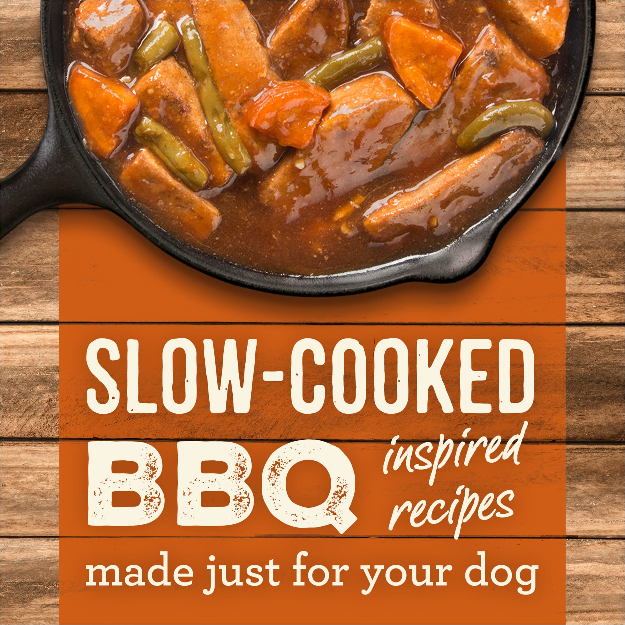 MERRICK BBQ Grain Free Slow-Cooked Texas Style with Braised Beef Canned Wet Dog Food， 12.7 oz.