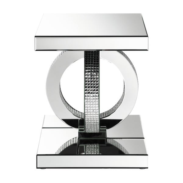 Coaster Furniture Breena Mirror Square End Table