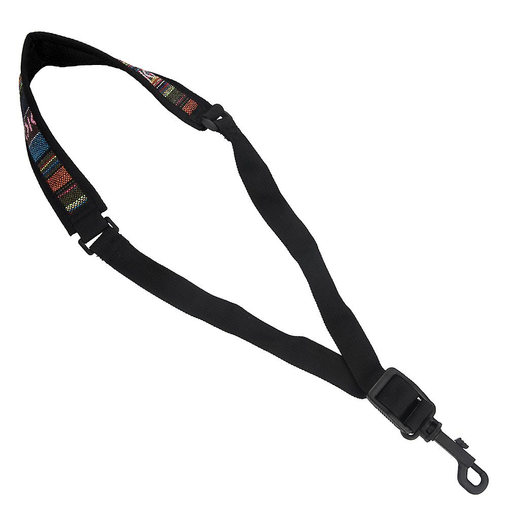 Universal Saxophone Portable Cotton Adjustable Neck Shoulder Strap (folk Style)