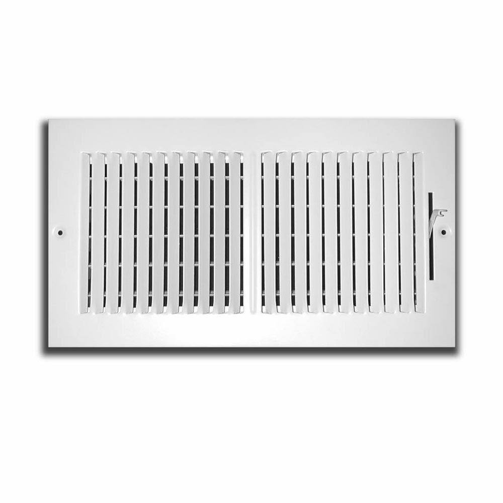 TruAire 20 in. x 8 in. 2 Way WallCeiling Register 102M20X08