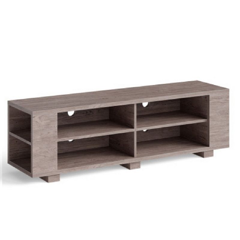 TV Stand Modern Wood Storage Console Entertainment Center