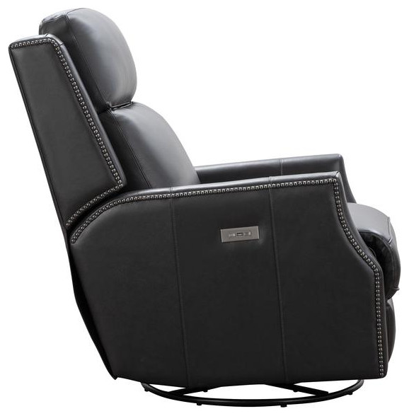 8PH 4003 Cavill Swivel Glider Recliner  Gray   Contemporary   Recliner Chairs   by BisonOffice  Houzz