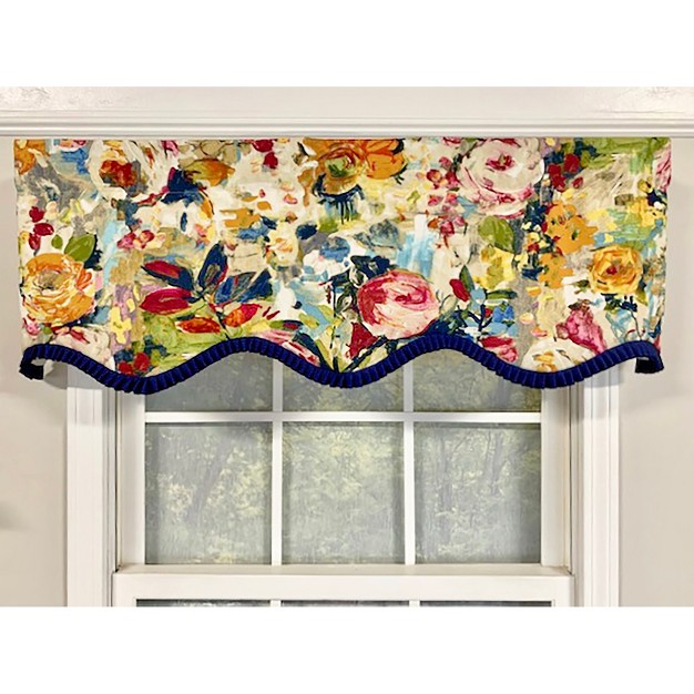 Rod Pocket Valance 50 quot X 16 quot Multicolor By Rlf Home