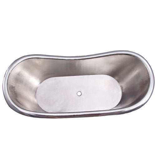 Ashton 72″ Copper Double Slipper Tub