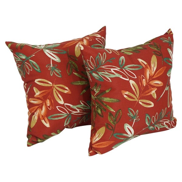 17-inch Outdoor Throw Pillows (Set of 2， Multiple Patterns)