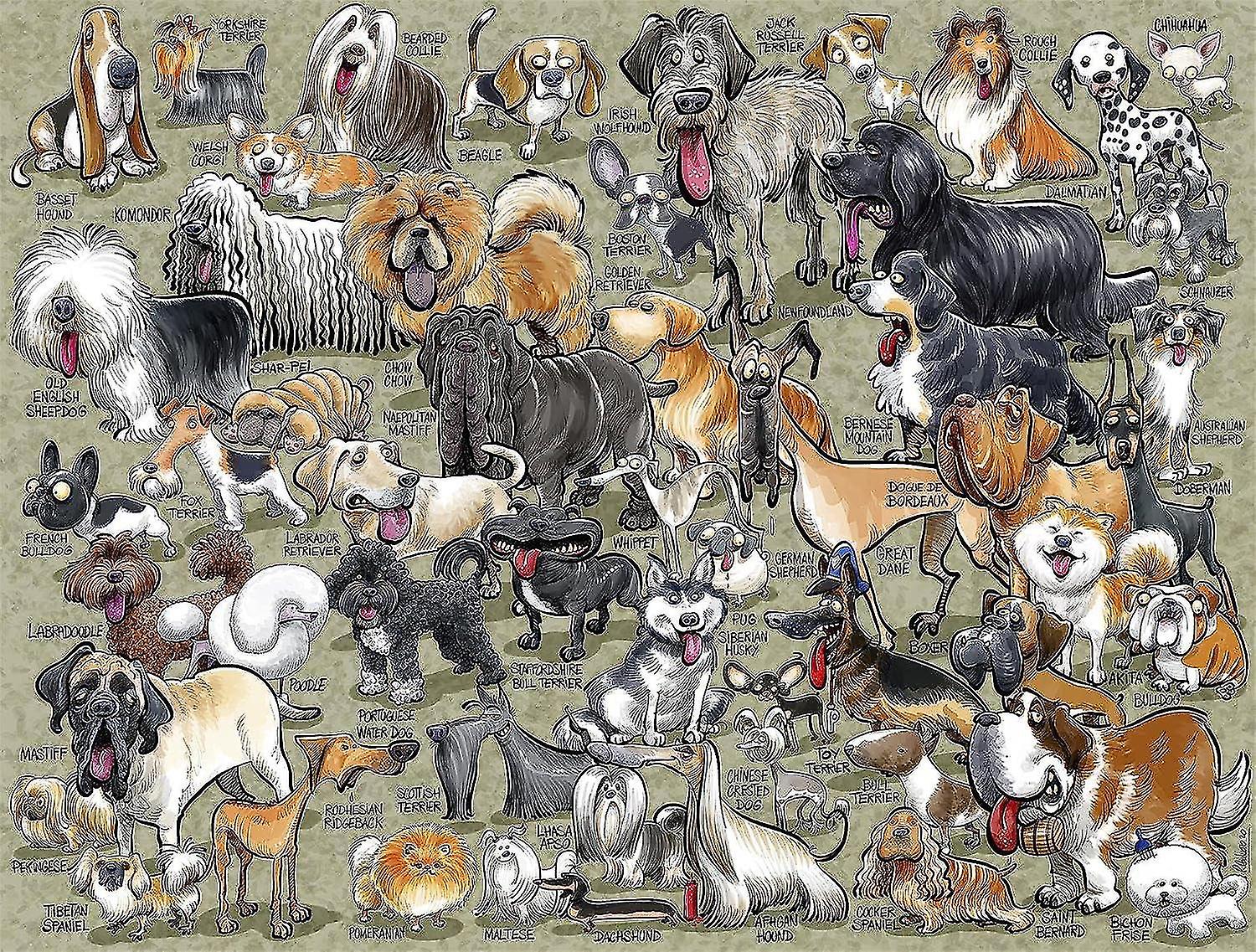 It's Just...Dogs! Jigsaw Puzzle (1000 Pieces)