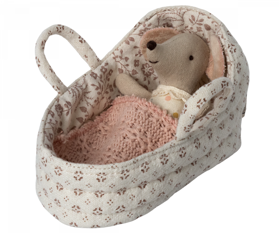 Carrycot, Baby Mouse by Maileg