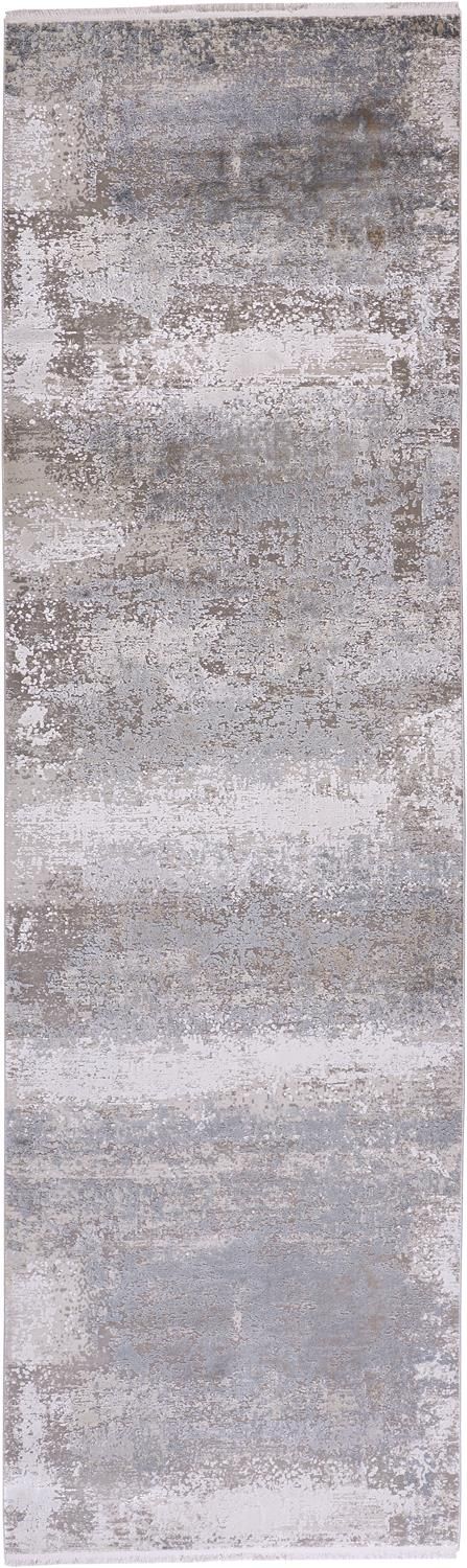 Lindstra Gray and Silver Rug by BD Fine