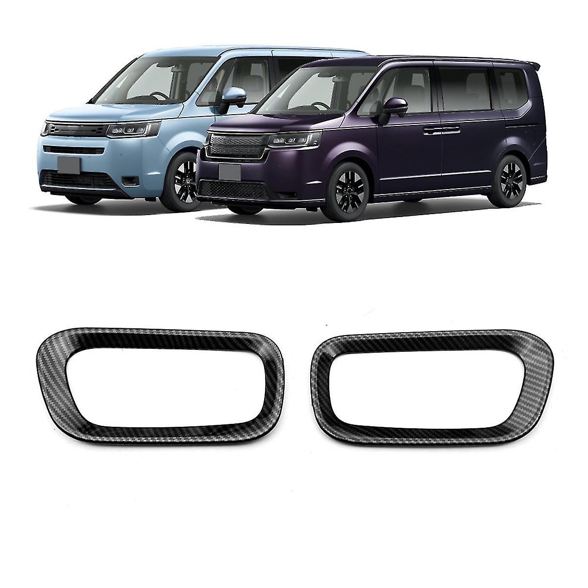 Car Carbon Fiber Inner Door Handle Cover For Stepwgn 2022 2023 Door Bowl Handle Trim Frame Sticker