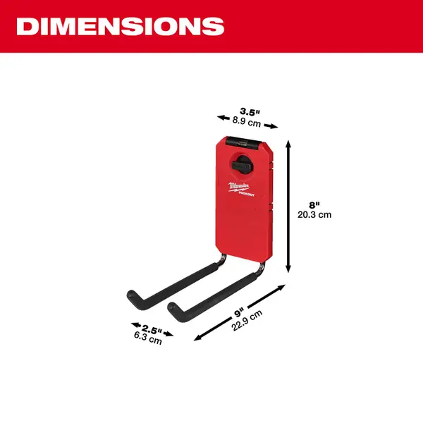 Milwaukee 9 PACKOUT Straight Hook